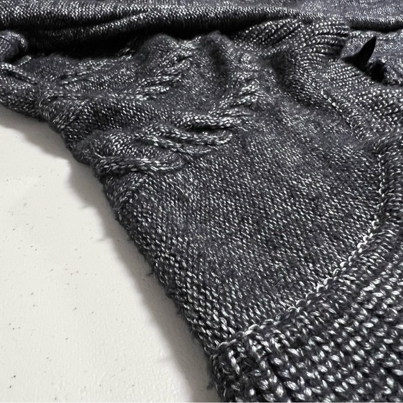 𝅺escada Wool Blend Cable Knit Ruffle Sweater Cardigan - Picture 10 of 13